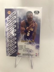 Robert Horry 2000-01 Fleer Game Time Extra #71 Gold Short Print LA Lakers