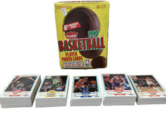 Fleer Basketball Mint Card Lot 1990 No Stars or Michael Jordan with Original Box