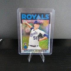 2021 Topps – Silver Pack 1986 Topps Chrome Baseball Brady Singer #86BC-3 (RC)