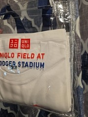 LA Dodgers Father’s Day UNIQLO T-Shirt (XL) & Clear Tote Bag Bundle SGA 6/21