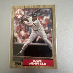 1987 Topps – Dave Winfield #770 Tiffany
