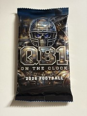 2026 Wild Card QB1 On The Clock Sealed Pack Look For Autos Encased QB 🔥New