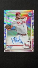 2020 Bowman Chrome Erik Miller CPA-EM Refractor Auto SP /499