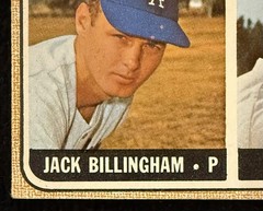 1968 Topps #228 ⚾️ LA Dodgers Rookie Stars ⚾️ Jack Billingham • Jim Fairey