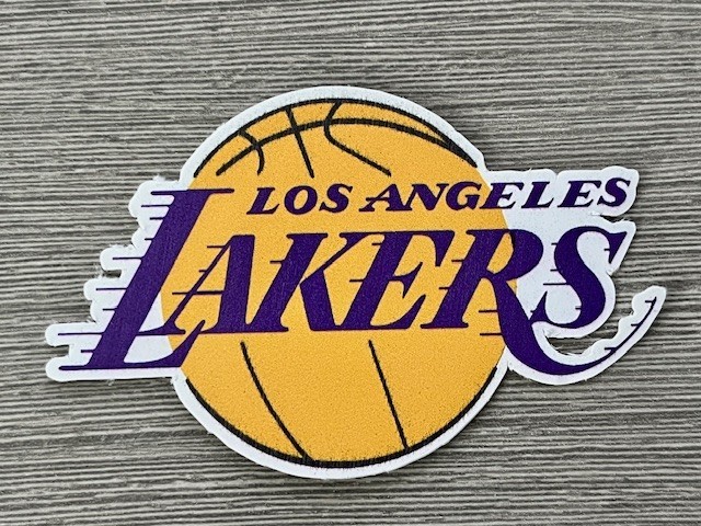 Los Angeles Lakers Peel Off Vinyl Decal Sticker UV Water Resistant