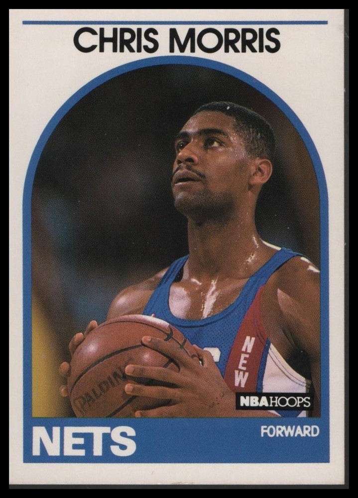 1989-90 NBA Hoops – #26 – CHRIS MORRIS – New Jersey Nets