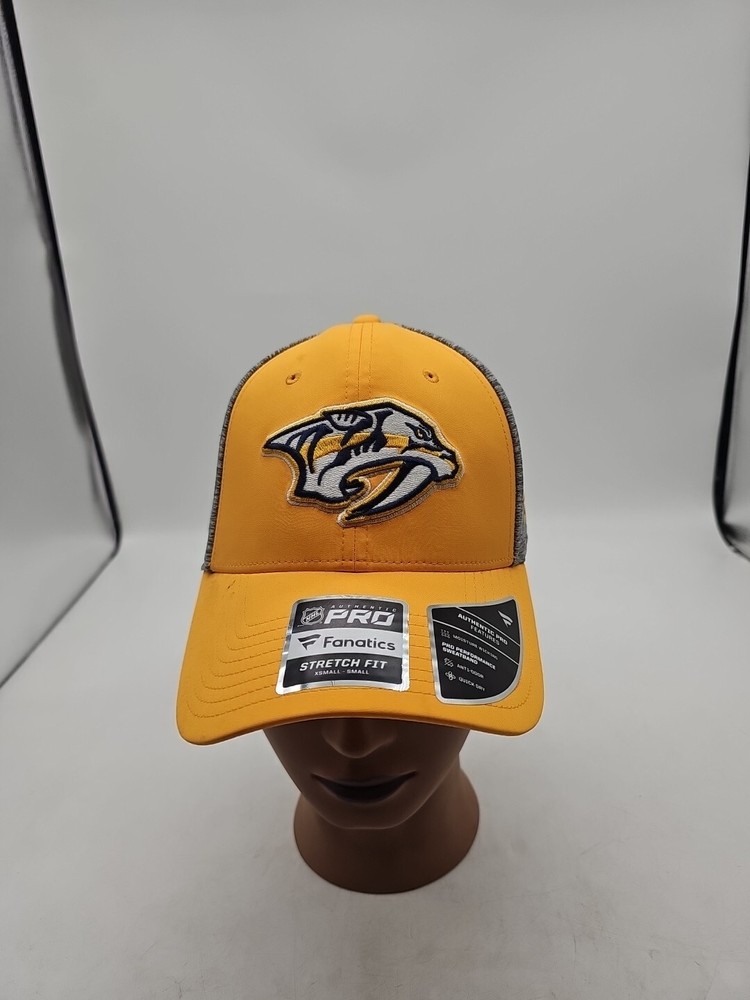 Men&rsquo;s Fanatics Branded Gold Nashville Predators Stanley CUP HAT 2019 XS/S NEW