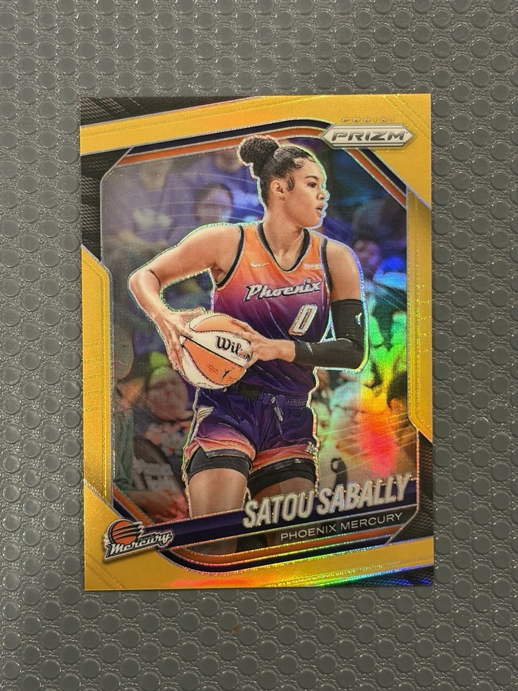 Satou Sabally 2025 Prizm WNBA Gold /10 True Gold #4 Liberty Mercury