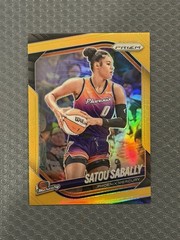 Satou Sabally 2025 Prizm WNBA Gold /10 True Gold #4 Liberty Mercury