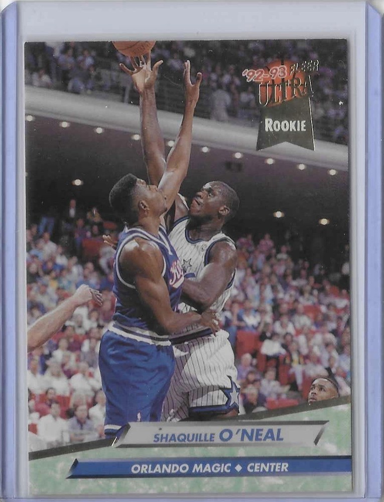 1992-93 Fleer Ultra Shaquille O’Neal #328 Rookie RC Orlando Magic