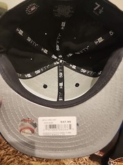MLB – Los Angeles Dodgers Script Logo 59FIFTY Fitted New Era Cap – Black 7 1/8