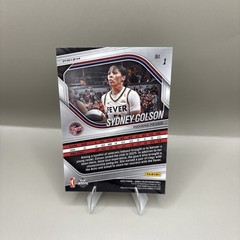 2025 Panini Prizm WNBA Sydney Colson White Seismic #1 Indiana Fever