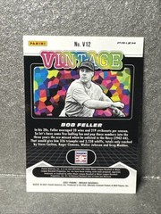 2021 Panini Mosaic – Vintage Bob Feller #V12 Mosaic Prizm