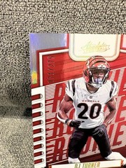 071/275 2023 Panini Absolute Rookies Spectrum DJ Turner #175 Rookie RC SP NM