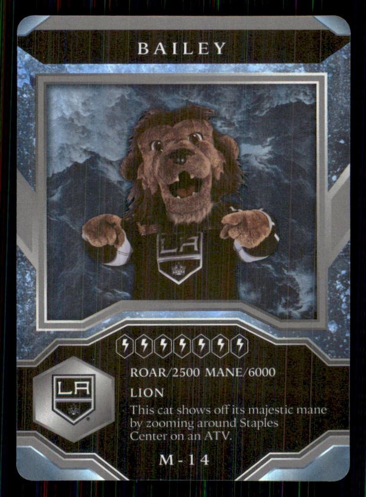 2021-22 Upper Deck MVP Mascots #M-14 Bailey Los Angeles Kings
