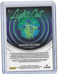 SHOHEI OHTANI 2022 Donruss Optic #LO-6 LIGHTS OUT Insert LA Angels
