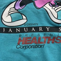 90s Vintage Mickey Mouse Marathon Graphic Tee Mens Medium Walt Disney Shirt