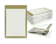 CF Magnetic Card Holder One Touch Case GOLD BORDER – 35PT-360PT Sizes