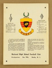 1948 National High School Football Annual Universal Sports Press 127 Pages