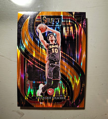 Panini 2024-25 Select Premier Level Risacher #180 Orange Flash Prizm RC