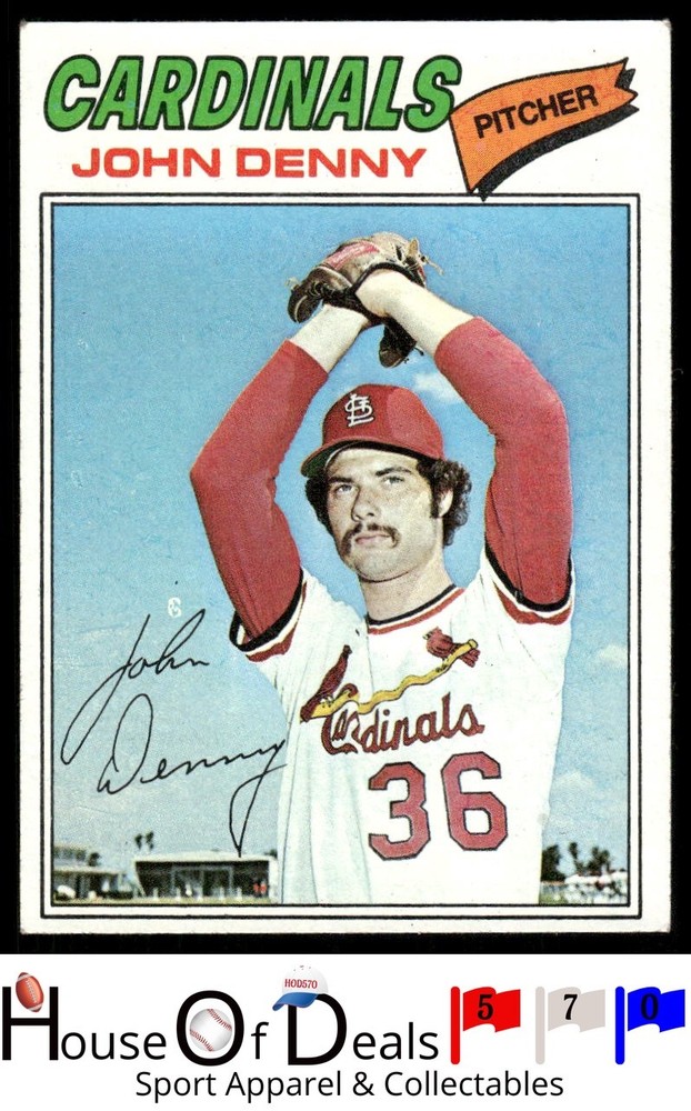1977 Topps #541 John Denny St. Louis Cardinals Vintage Baseball Card