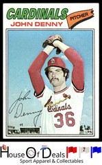 1977 Topps #541 John Denny St. Louis Cardinals Vintage Baseball Card