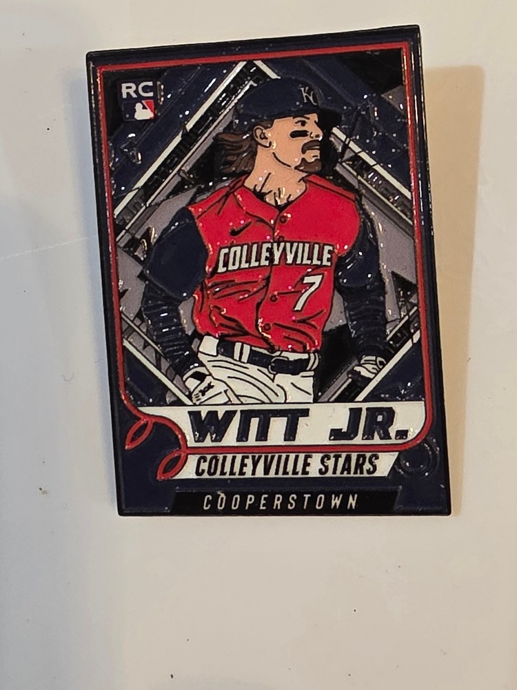 Cooperstown 2026 Pin 2&Prime; x 1.25&Prime; Bobby Witt Jr CASV Week 4