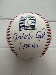 orlando cepeda signed autographed hall of fame stat ball 7 stats JSA Coa