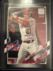 2021 Topps UK Edition – Black #27 Mike Trout /125