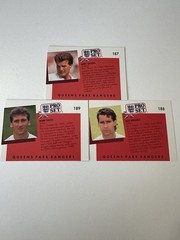 Pro Set Soccer Queens Park Rangers 3-Card Lot Falco/Wegerle/Sinton #187-189