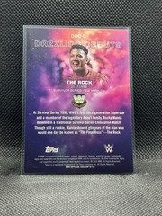 2025 Topps Universe WWE The Rock Dazzling Debuts Galaxy #DDE-9