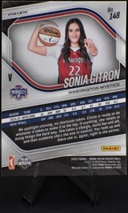 2025 Panini Prizm-Sonia Citron #148 V (RC) Blue Velocity & Base Card-Mystics
