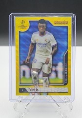 2021-22 Topps Merlin Chrome – Vinicius Junior #125 Yellow Wave Refractor /225