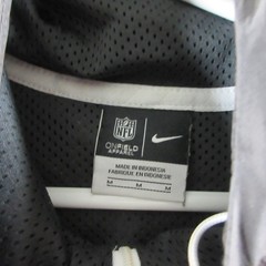 Cleveland Browns Jacket Mens Medium Brown NFL Football Nike Hooded Quarter Zip