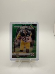 2024 Panini Prizm T.J. Watt #245 Green Wave Prizm SP Steelers
