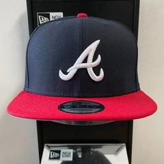 MLB – Atlanta Braves 9FIFTY Adjustable Snap-Back New Era Cap – Navy / Red