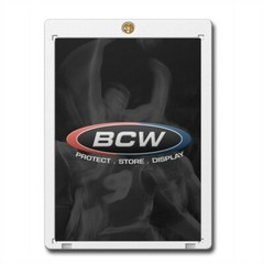 Lot of 20 BCW 1 Screw 50pt Thick Baseball Trading Card Holders screwdowns
