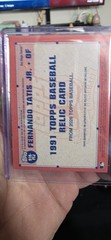 Topps Fernando Tatis Jr. 2026 1991 Relic #91R-FTJ Game-Used Padres baseball card