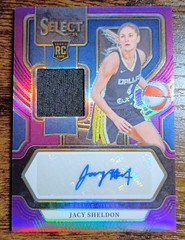 2024 Select WNBA Jacy Sheldon Rookie Patch AUTO Purple /99 RPA