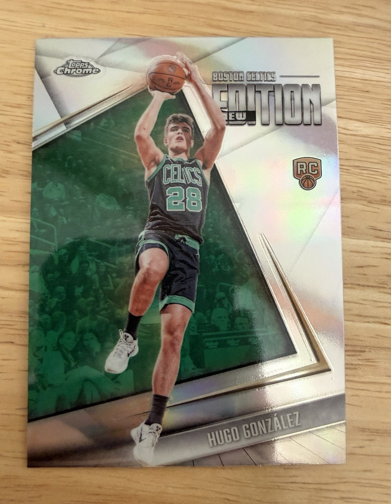 Topps Chrome 2026 Hugo González Refractor RC Edition Insert #GR-20 Celtics