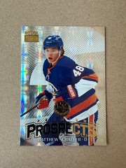 2025-26 SkyBox Metal Universe – Matthew Schaefer Premium Prospects #PP-4 Rookie