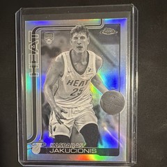 Topps 2025-26 Chrome Kasparas Jakucionis Rookie #270 Miami Heat NBA
