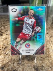 2023-24 Topps Chrome UEFA Women&rsquo;s Champions League – Lea Schuller #93 Aqua Prism
