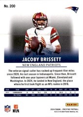 2024 Panini Prestige #200 Jacoby Brissett Diamond Xtra Points