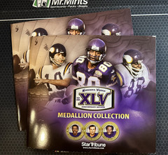 🏈 2005 Star Tribune Minnesota Vikings Medallion Collection – 22 Complete 🏈