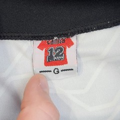 Corinthians Jersey Mens 12 White Soccer Pato 7 Caixa Sponsor Short Sleeve 2012