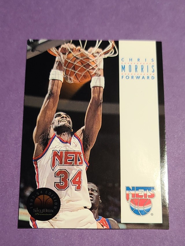 1993 94 SkyBox Premium Chris Morris New Jersey Nets #123