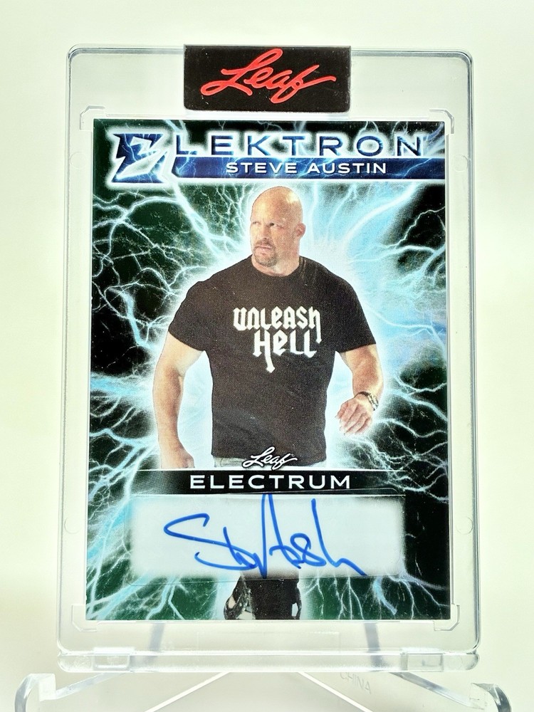 2025 Leaf Electrum Electron Auto “Stone Cold” Steve Austin #2/5!