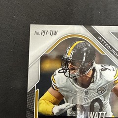 2022 Panini Prizm Premier Jerseys T.J. Watt Memorabilia #PJY-TJW Steelers Patch