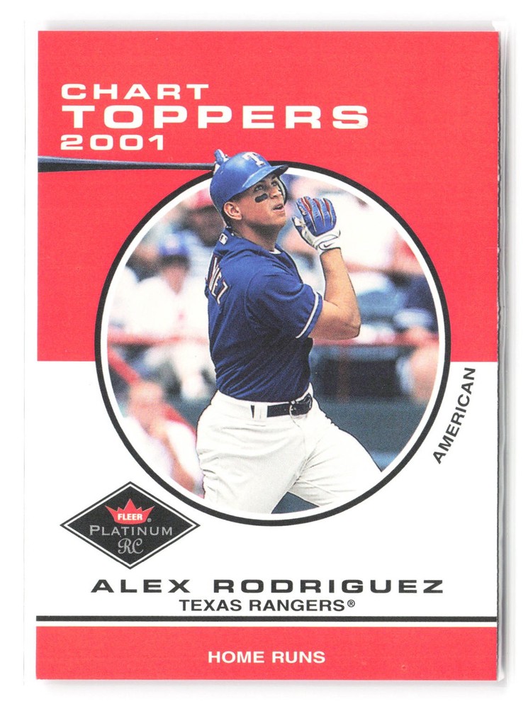 Alex Rodriguez 2001 Fleer Platinum #418 Texas Rangers SK282